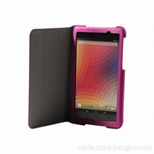 Ultra-thin 3 Folios Leather Case/Cover for New Google Nexus 7 2, Easy to Remove and Install